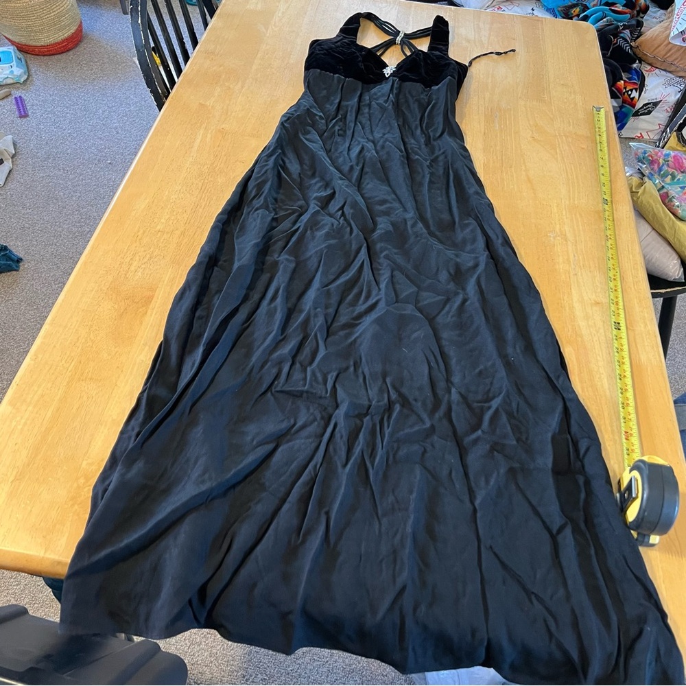 JUMP APPAREL Co. Women's Sleeveless Maxi Dress with Rhinestone Detail Size 7/8